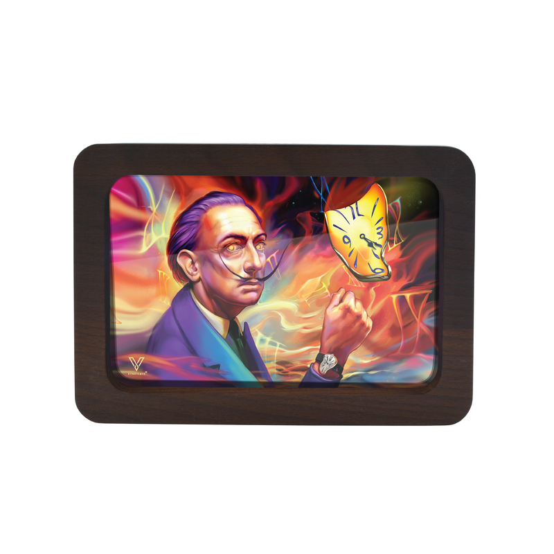 V Syndicate Rollin Trays Small Dalirious 3D High Def Wood Rollin' Tray