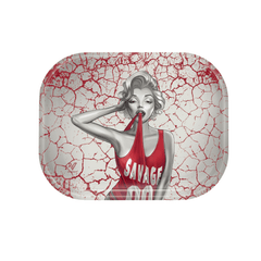 V Syndicate Rollin Trays Small Dank Diva Metal Rollin' Tray