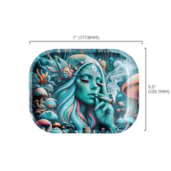 V Syndicate Rollin Trays Small Forest Medic Metal Rollin' Tray