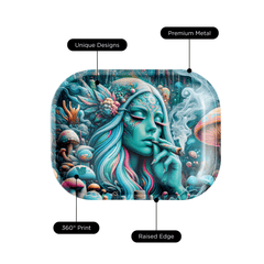 V Syndicate Rollin Trays Small Forest Medic Metal Rollin' Tray