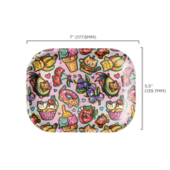 V Syndicate Rollin Trays Small Kibbles & Kits Metal Rollin' Tray