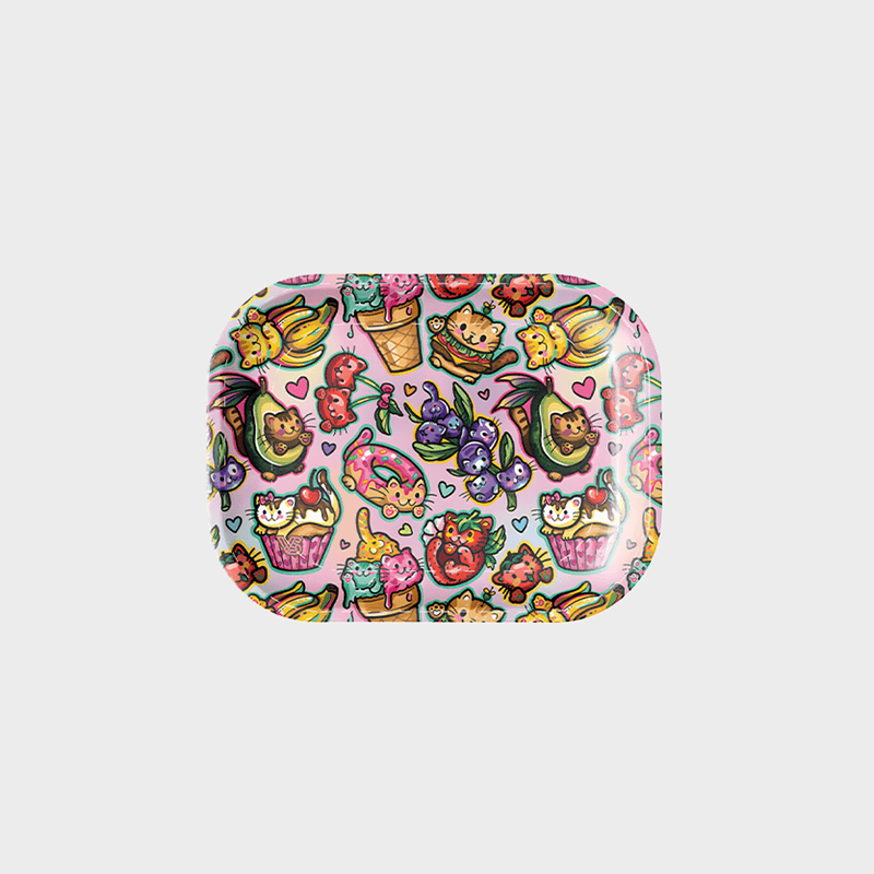 V Syndicate Rollin Trays Small Kibbles & Kits Metal Rollin' Tray