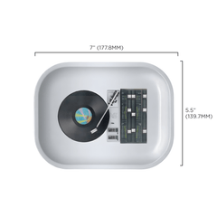 V Syndicate Rollin Trays Small Record Player Metal Rollin' Tray