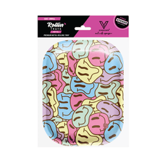 V Syndicate Rollin Trays Small Smiley Metal Rollin' Tray
