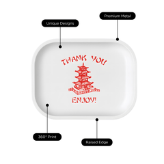 V Syndicate Rollin Trays Small Takeaway Metal Rollin' Tray