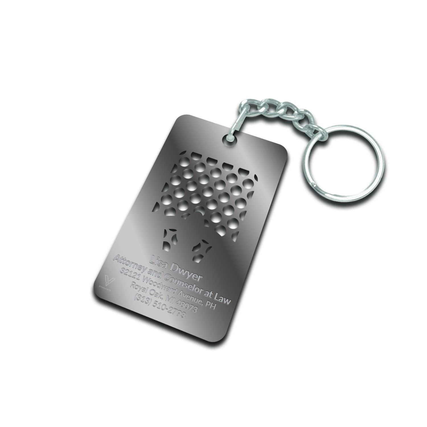 V Syndicate Grinder Necklace/Keychain (Engraving Only)