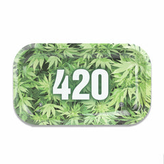 V Syndicate Rollin Trays Medium 420 Green Metal Tray