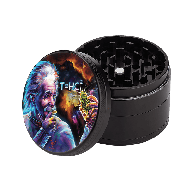 V Syndicate T=HC2 Einstein Black Hole 4-Piece CleanCut Grinder (Nonstick)